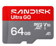 Karta pamięci Sandisk 64GB microSDXC Ultra Go UHS-I  140MB/s